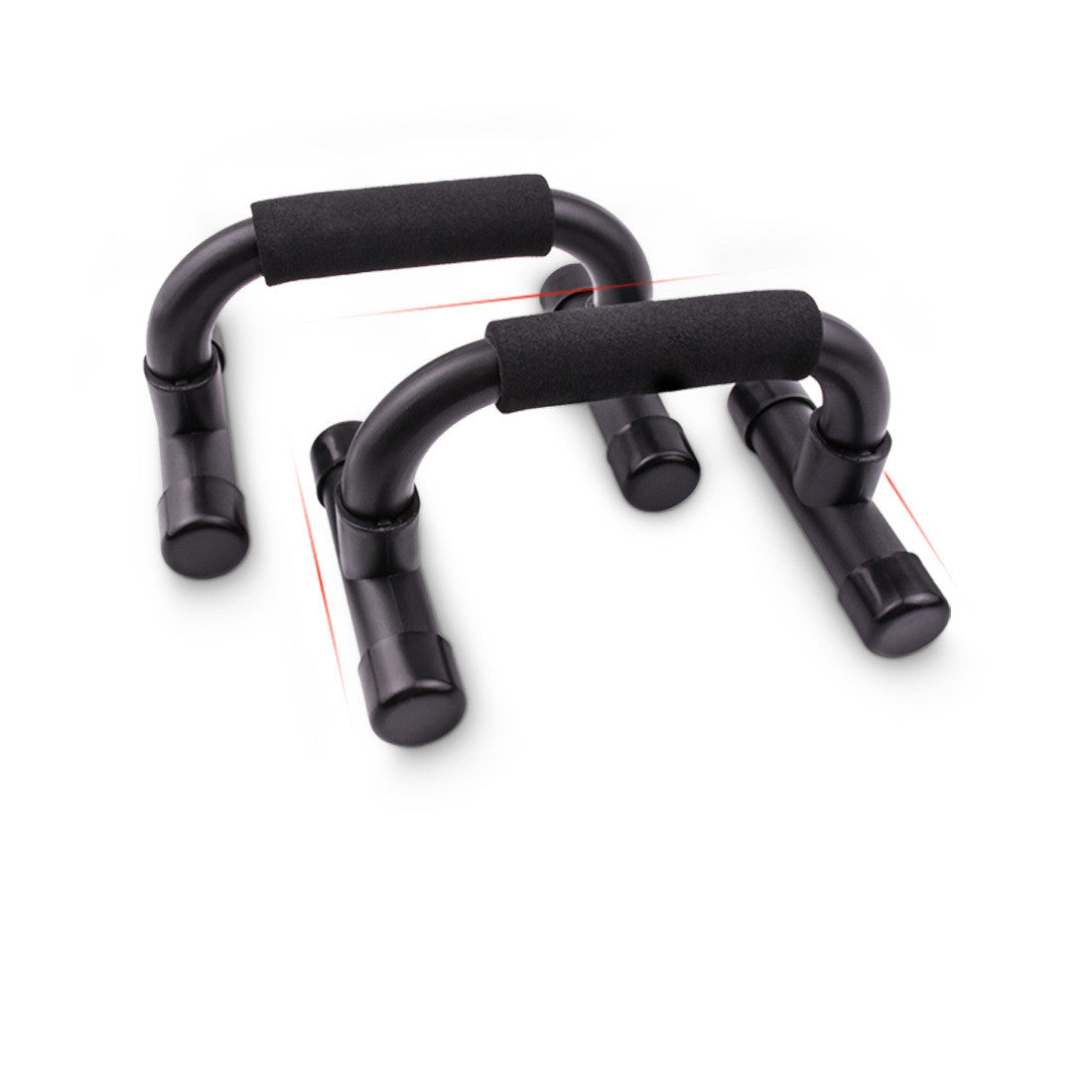 Cordyn Push-Up Frame in use — elevated hand position for deeper rep