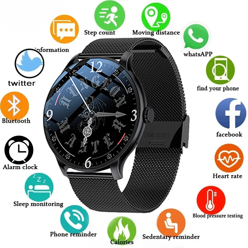 Cordyn Sport Smart Watch in Pink — fitness and wellness data display