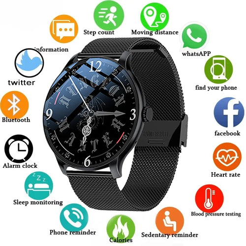 Cordyn Sport Smart Watch in Pink — fitness and wellness data display