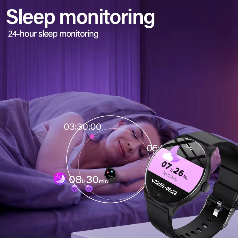 Cordyn Sport Smart Watch paired with iOS and Android smartphone